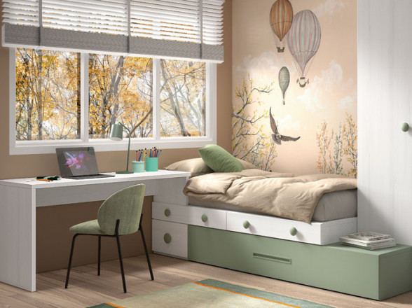 Dormitorio Juvenil 35 en Muebles Valencia