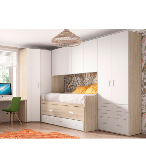 Dormitorio Juvenil 57 en Muebles Valencia