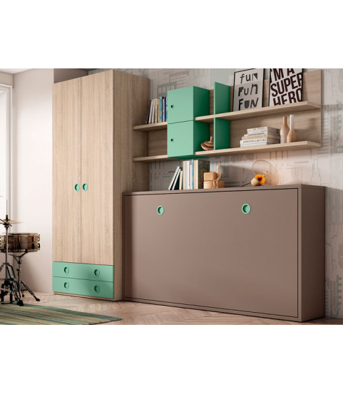 Cama Juvenil Abatible 21 en Muebles Valencia
