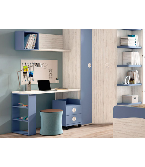 Escritorio Juvenil Moderno 14 en Muebles Valencia
