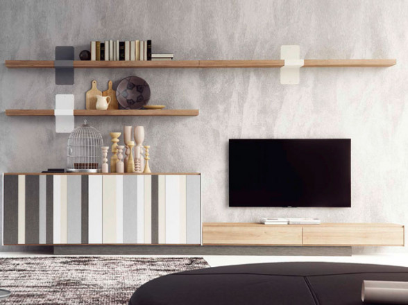 Salón Moderno 153 en Muebles Valencia (Móstoles, Madrid)