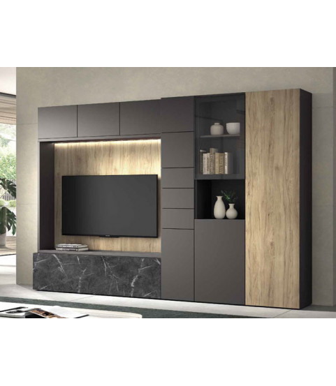 Salón con modular en Madrid