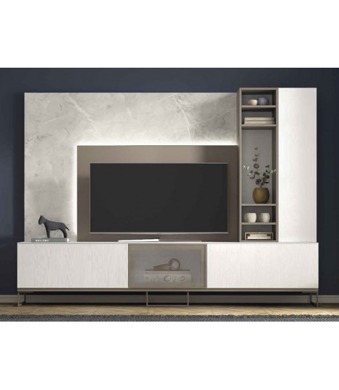 salón blanco liso - Muebles Valencia
