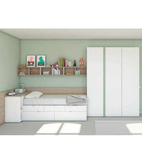 Dormitorio Juvenil 69 en Muebles Valencia