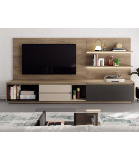 Mueble tv con estanteria