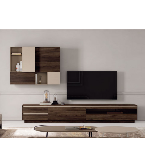 mueble tv nogal
