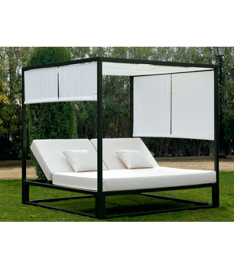 cama doble de exterior