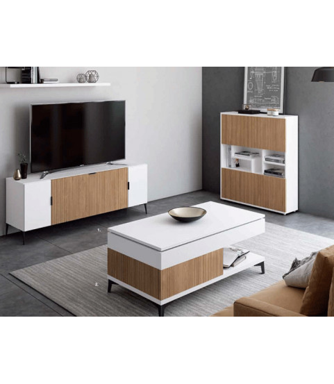 mueble tv con mesa de centro