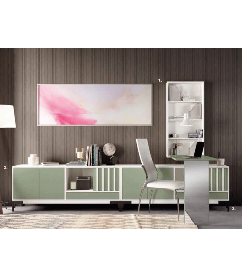 mueble tv frente listones