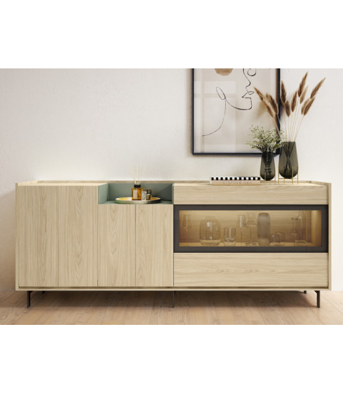 Aparador con vitrina en Muebles Valencia
