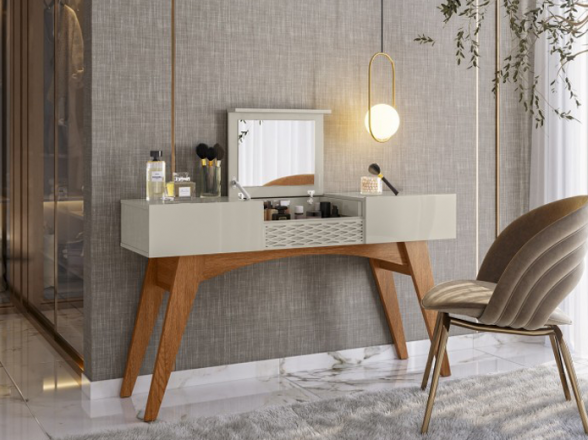 Mueble tocador blanco roto