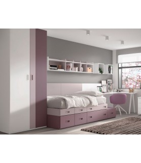 Dormitorios juveniles modernos a medida en Madrid| Muebles Valencia®