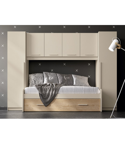 Cama juvenil moderna