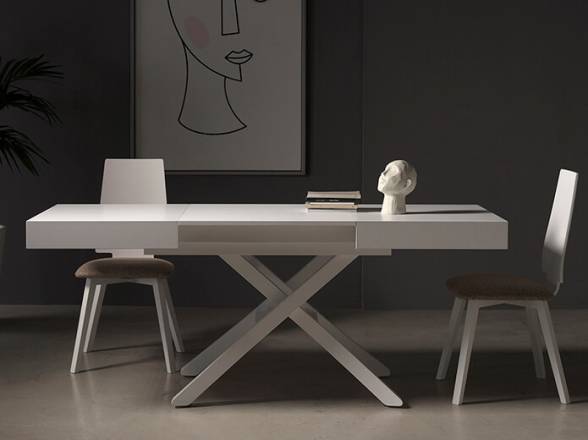 Mesa de centro elevable y extensible a mesa de comedor