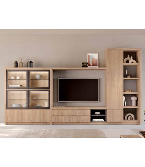 mueble de salón con estante