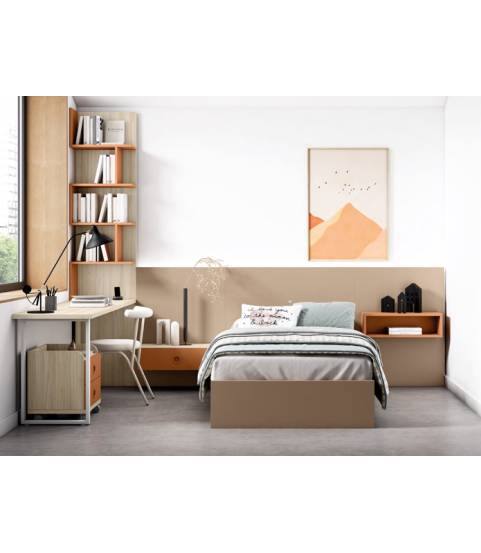 dormitorio juvenil Aparicio Donoso en tienda Mueblas Valencia