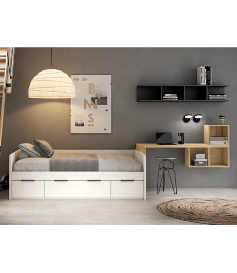 cama nido con cajones en tienda Muebles Valencia