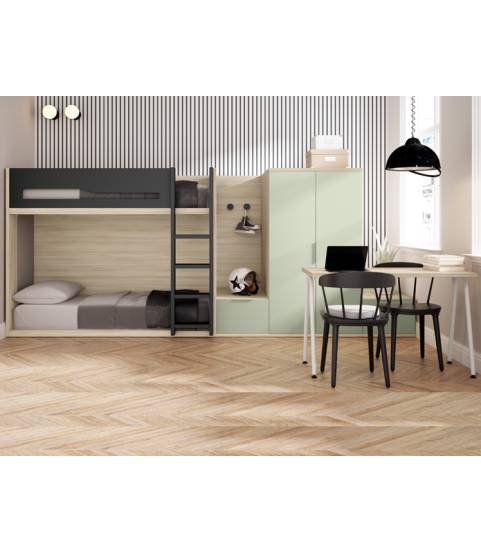 litera con armario en tienda Muebles Valencia