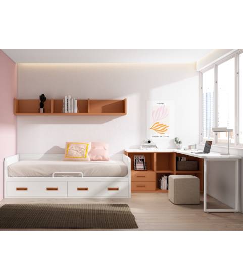 cama nido dos cajones