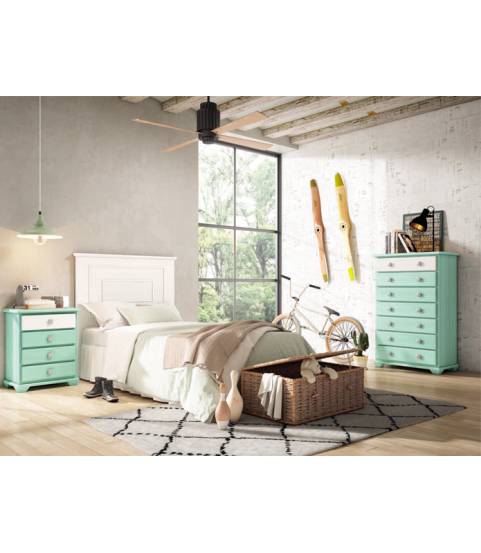 Muebles habitación juvenil rústicos - Tienda de muebles en Madrid
