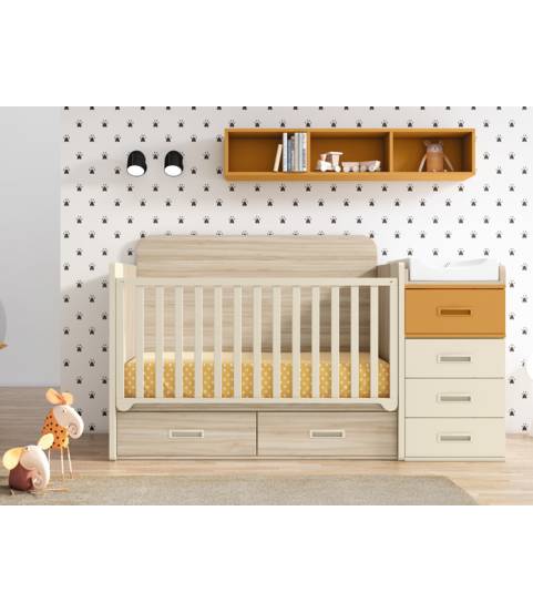 cuna convertible en tienda Muebles Madrid