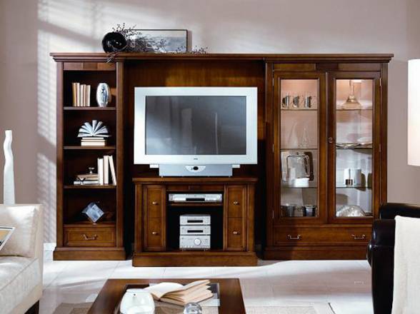 mueble de salón clásico en Muebles Valencia