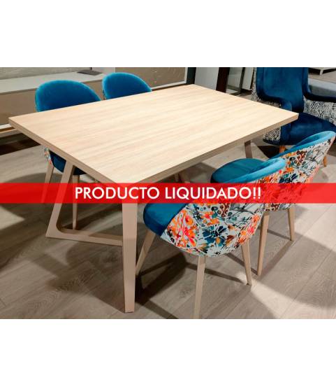 Mesa y Sillas Exposición Liquidación 6 en Muebles Valencia