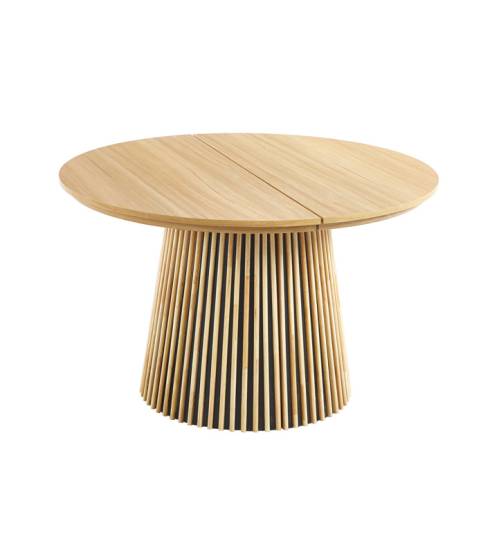 Mesa comedor redonda extensible