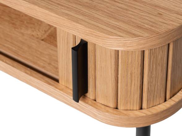 Escritorios estilo industrial madera con patas metal negro