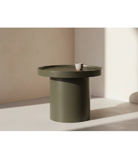 Mesa auxiliar redonda en oferta
