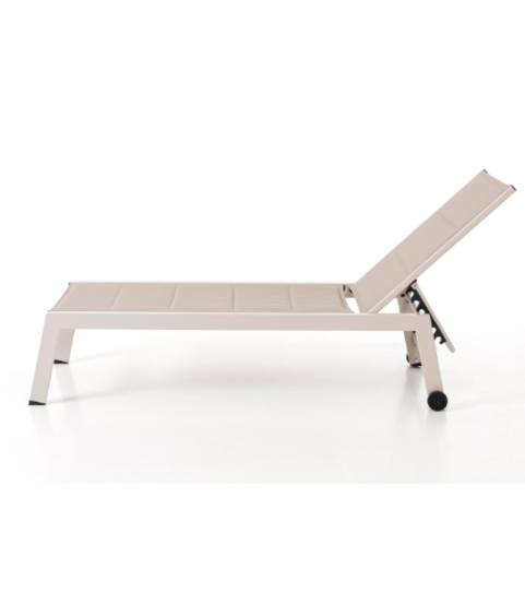 tumbona aluminio color beige