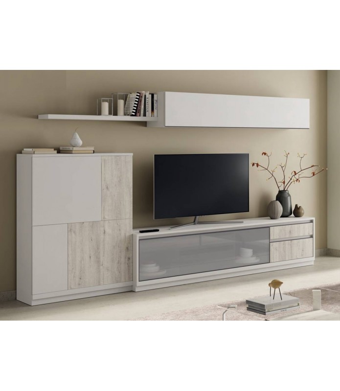 Salón comedor D06 de Baixmoduls mueble TV