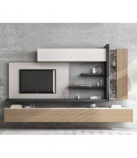 Mueble tv con panel de estilo moderno