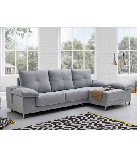 Sofá moderno con chaiselongue