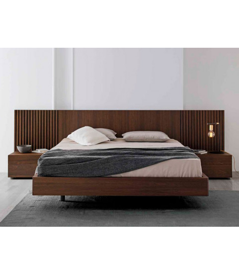 Dormitorio moderno roble fume en Madrid - Muebles Valencia