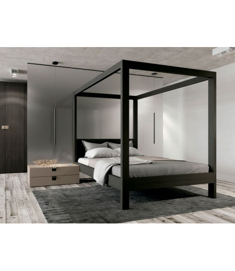 Dormitorio con dosel en Madrid - Muebles Valencia