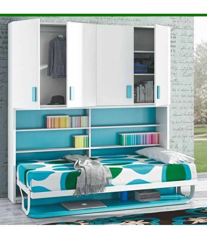Mueble Juvenil con Cama Abatible en Castellón Muebles.tienda