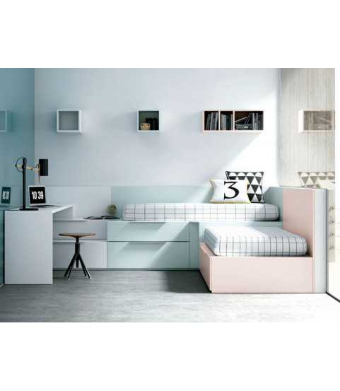 Dormitorio juvenil moderno en Madrid