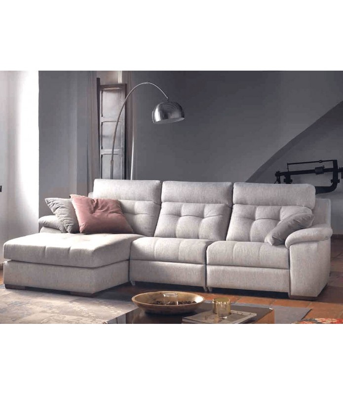 Mesita de noche moderna con patas inclinadas - Lucca - Don Baraton: tienda  de sofás, colchones y muebles
