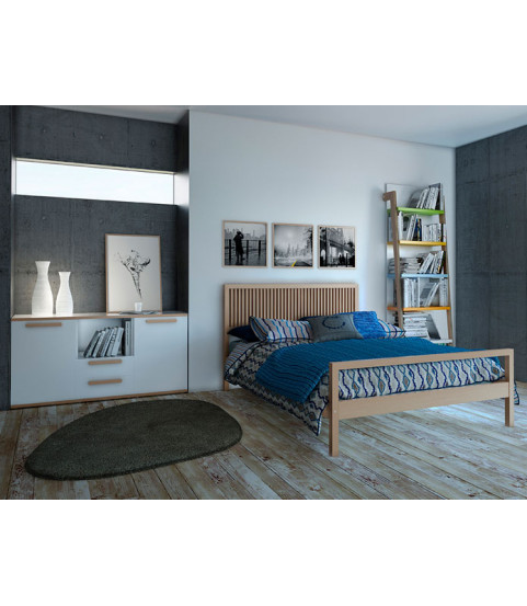 Dormitorio vintage juvenil en Madrid