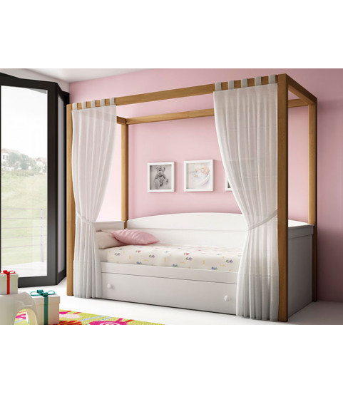 Cama juvenil con dosel en Valencia