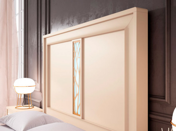 Cabecero con luz led moderno