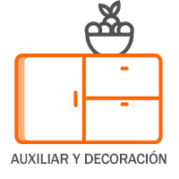 Muebles auxiliares y de decoracion con venta online en las tiendas asociadas de muebles.tienda