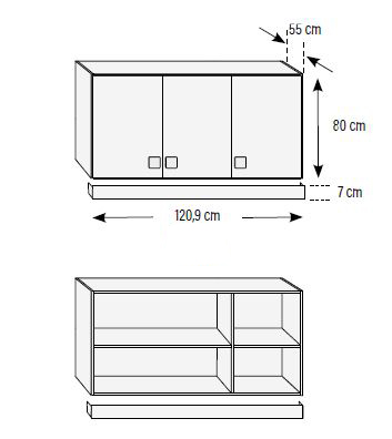 Puentes de armarios para habitaciones juveniles de Muebles Orts