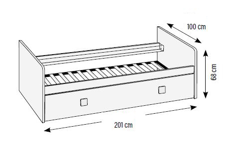 Camas nido para habitaciones juveniles de Muebles Orts