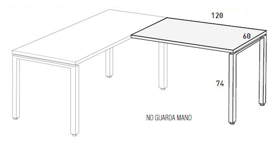 Ala de escritorio para teletrabajo de Muebles Orts