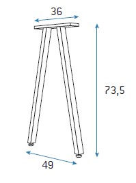 Patas de escritorio para habitaciones juveniles de Glicerio Chaves