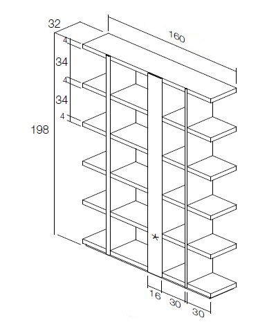 Estanterías para salones de Mobenia